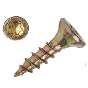 Spanplattenschraube 3,0 x 12 mm 1 kg Pack Senkkopf Vollgewinde IVZ T-Profil TX