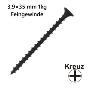 3,9×35 mm 1kg Pack Feingewinde
