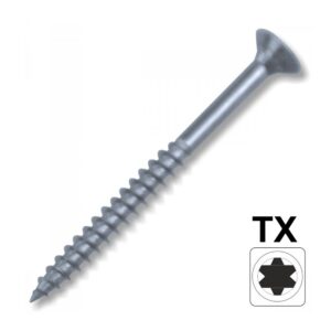 Spanplattenschraube 4x25mm A2 Edelstahl Senkkopf Teilgewinde IVZ TX-Profil