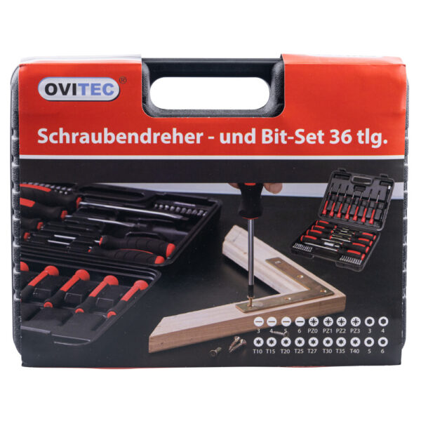 Schraubendreher-Set 36-teilig mit Koffer – Bild 2