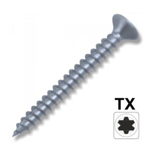 Spanplattenschraube 3,5 x 20 mm A2 IVZ T-Profil TX Senkkopf Vollgewinde