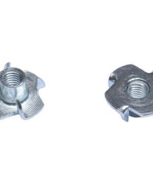 Einschlagmuttern M5 x 8 mm mit Schlitz, 6 Stück