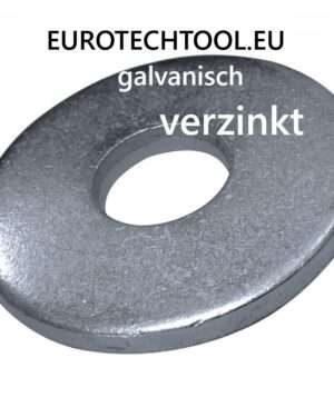 Bauscheibe M8 aus verzinktem Stahl