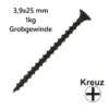 3,9x25 mm 1kg Pack Grobgewinde