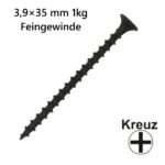 3,9×35 mm 1kg Pack Feingewinde
