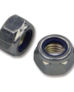 Sicherungsmutter M12 DIN985 mit Klemmring A2 Edelstahl 6-kant