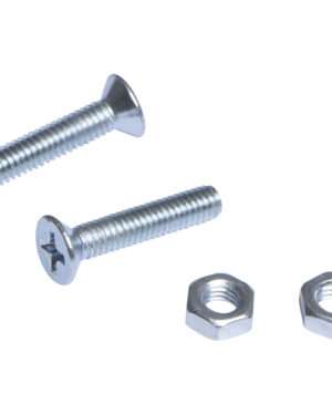 Senkschrauben 3x30 mm Kreuzschlitz mit Muttern
