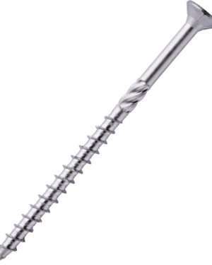 Profi Spanplattenschraube Edelstahl C1 5,0 x 80 mm Senkkopf Teilgewinde Kerbspitze IVZ T-Profil TX