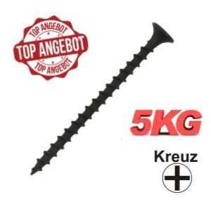 Schnellbauschraube grob 3,9x35 mm 5 x 1kg Pack Grobgewinde Kreuzschlitz