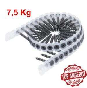 Schnellbauschrauben 3,9x25 mm Gurt 5 x 1000 Stück 1500 Kg für Trockenbauschrauber