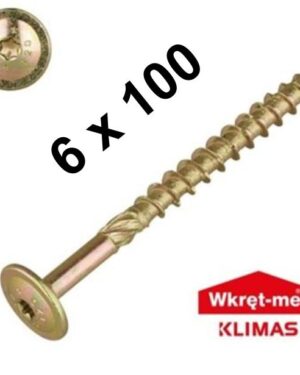 KLIMAS Tellerkopfschrauben 6x100, hell verzinkt, ETA Zulassung 18/0817, Torx (Kopie) (Kopie) (Kopie) (Kopie) (Kopie)