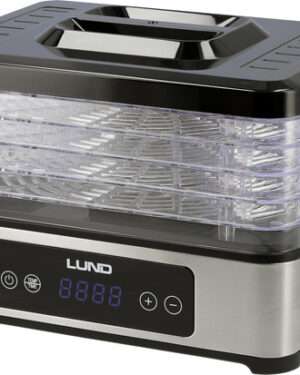 * LUND DÖRRAUTOMAT 5 ETAGEN 400W 35-70°C TIMER 48H BPA-FREI AS-KUNSTSTOFF SPÜLMASCHINENFEST 1,9KG