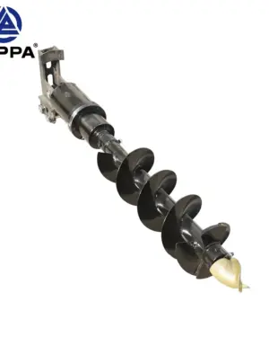 Erdbohrer 100 cm lang x 30 cm Bohrschnecke – passend für Rippa R10 Eco, R13 und R15